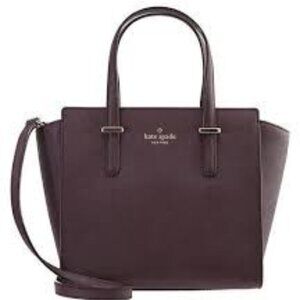 Euc Kate Spade Cedar Street Burgandy Crossbody Bag Shoulder Purse